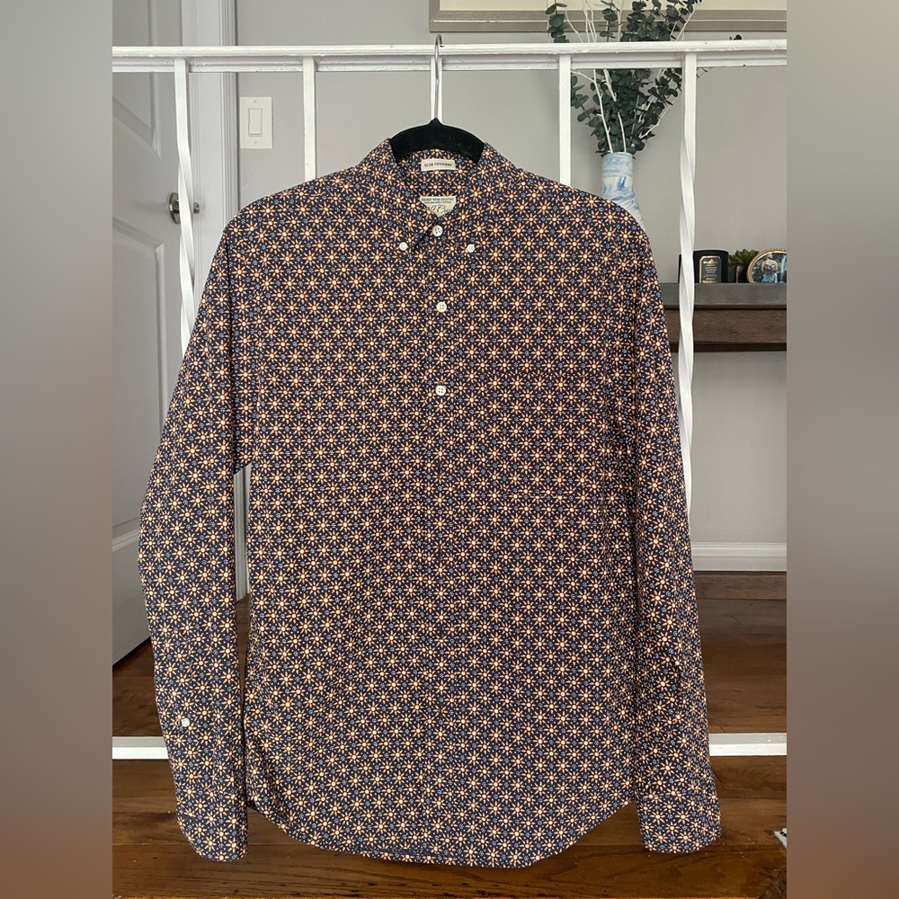J Crew | Floral Button Down Shirt | Size Small | Slim Untucked